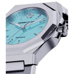 Montre Homme Maison Du Temps MTZeta Turquoise Acier