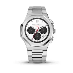 Montre Homme Maison DuTemps MTGamma Chronographe Blanc Acier