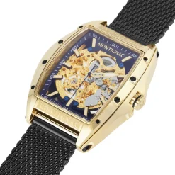 Montre Homme Montignac - MOW800 Bracelet Acier Noir