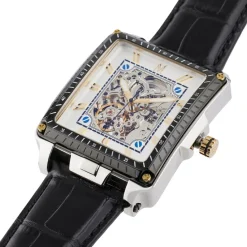 Montre Homme Montignac - MOW904 Bracelet Cuir Noir