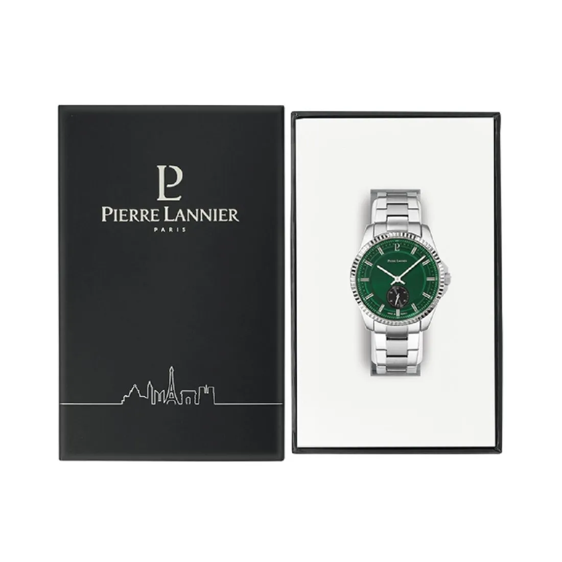 Montre Homme Pierre Lannier Metropolitain - 246G171 Bracelet Acier Argent