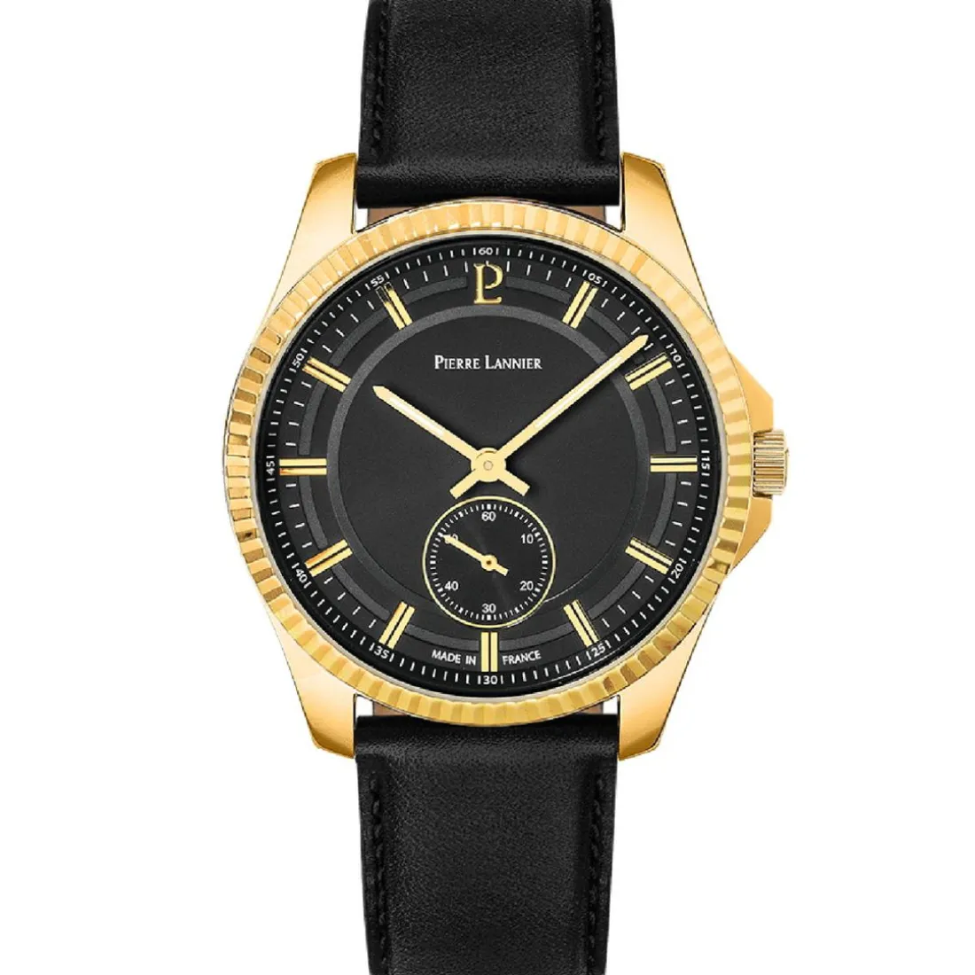 Montre Homme Pierre Lannier Metropolitain - 247H033 Bracelet Cuir Noir