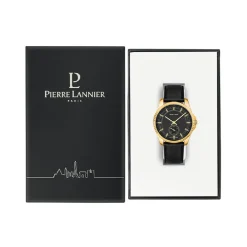 Montre Homme Pierre Lannier Metropolitain - 247H033 Bracelet Cuir Noir