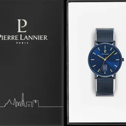 Montre Homme Pierre Lannier Coeur Battant - 299C469 Bracelet Acier Bleu