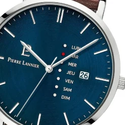 Montre Homme Pierre Lannier Data - 242D164 Bracelet Cuir Marron