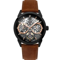Montre Homme Pierre Lannier - 347A434 Monarck Bracelet Cuir Brun