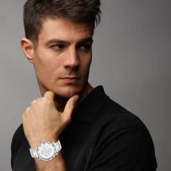 Montre homme quartz acier par Pascal Szerman