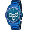 Montre homme quartz acier bleu par Pascal Szerman