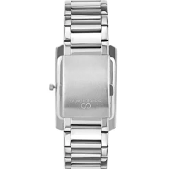 Montre homme quartz acier fond noir