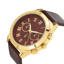 Montre homme quartz MH306 marron par Pascal Szerman