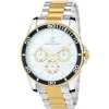 Montre homme quartz par Pascal Szerman bicolore fond bland