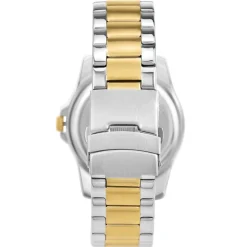 Montre homme quartz par Pascal Szerman bicolore fond bland