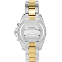 Montre homme quartz par Pascal Szerman bicolore fond noir