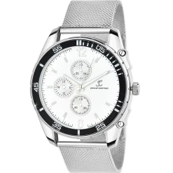 Montre homme quartz par Pascal Szerman acier milanaise