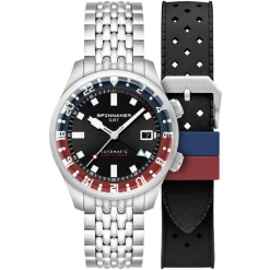 Montre Homme SPINNAKER Bradner Gmt Automatic - SP-5121-55 Bracelet Acier Argent