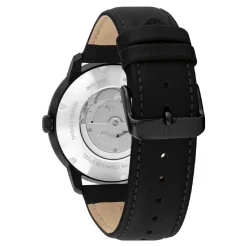 Montre Homme Tommy Hilfiger Henry Auto - 1710659 Bracelet Cuir Noir