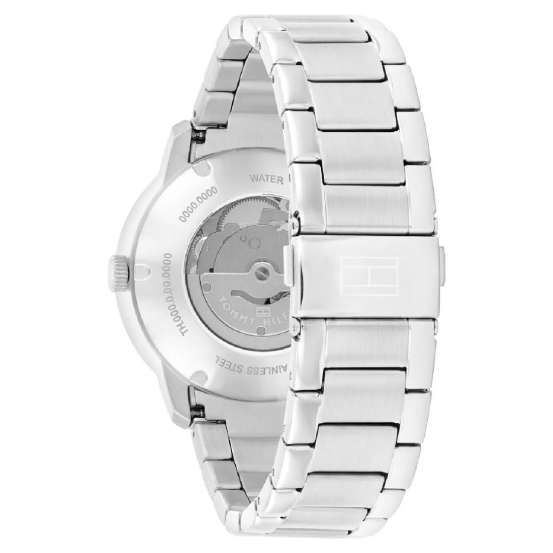 Montre Homme Tommy Hilfiger Henry Auto - 1710661 Bracelet Acier Argent