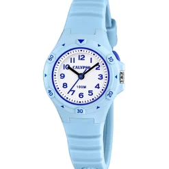 Montre mixte enfant Calypso Junior Collection - K5846-2 Bracelet Silicone Bleu