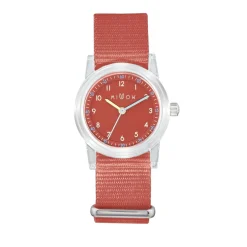 Montre mixte enfant Millow Paris Et'Tic - TRA005 Bracelet Nylon Camel