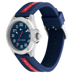 Montre mixte enfant Tommy Hilfiger Opportunity - 1720019 Bracelet Silicone Bleu