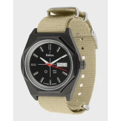 Montre Octogone titane nato sable