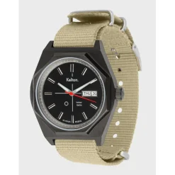 Montre Octogone titane nato sable