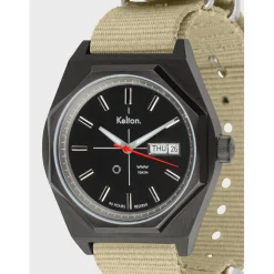 Montre Octogone titane nato sable