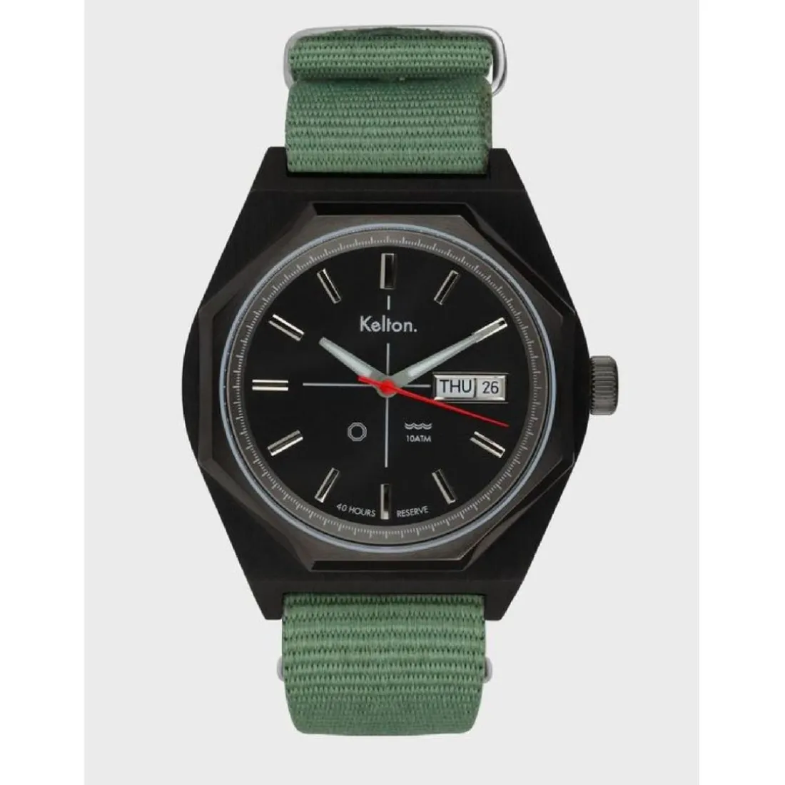 Montre OCTOGONE titane nato kaki