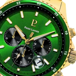 Montre Pierre Lannier Cronos Doré Homme