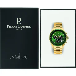Montre Pierre Lannier Cronos Doré Homme