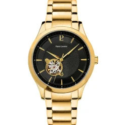 Montre Pierre Lannier Fleuret Doré Homme