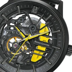 Montre Pierre Lannier Paddock Noir et Jaune Homme