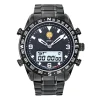 Montre pour homme 668121 avec bracelet en acier noir