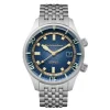 Montre Spinnaker SP-5062-22 - BRADNER Automatique avec date Boitier rond en acier inoxydable Cadran bleu Bracelet en acier inoxydable Homme