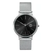 Montres mixte Serge Blanco SB90-1 - Bracelet Acier Argent