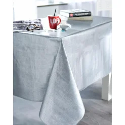Nappe EFFET TISSAGE Argent