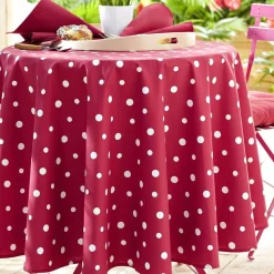 Nappe micro-enduite à pois - Rose