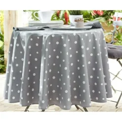 Nappe micro-enduite à pois - Gris
