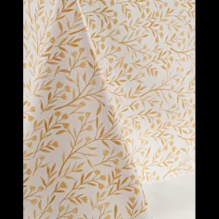 Nappe Rectangle Avoine Toile Ciree Jaune