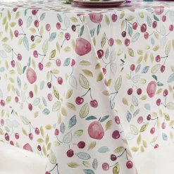 Nappe Rectangle Bigarreau Toile Ciree Multicolore