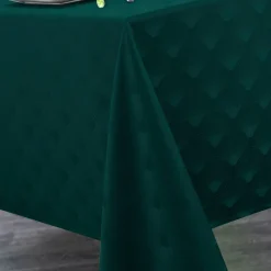Nappe rectangle DAMASSE Scale Sapin-vert