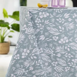 Nappe Rectangle Erbario Toile Ciree Vert