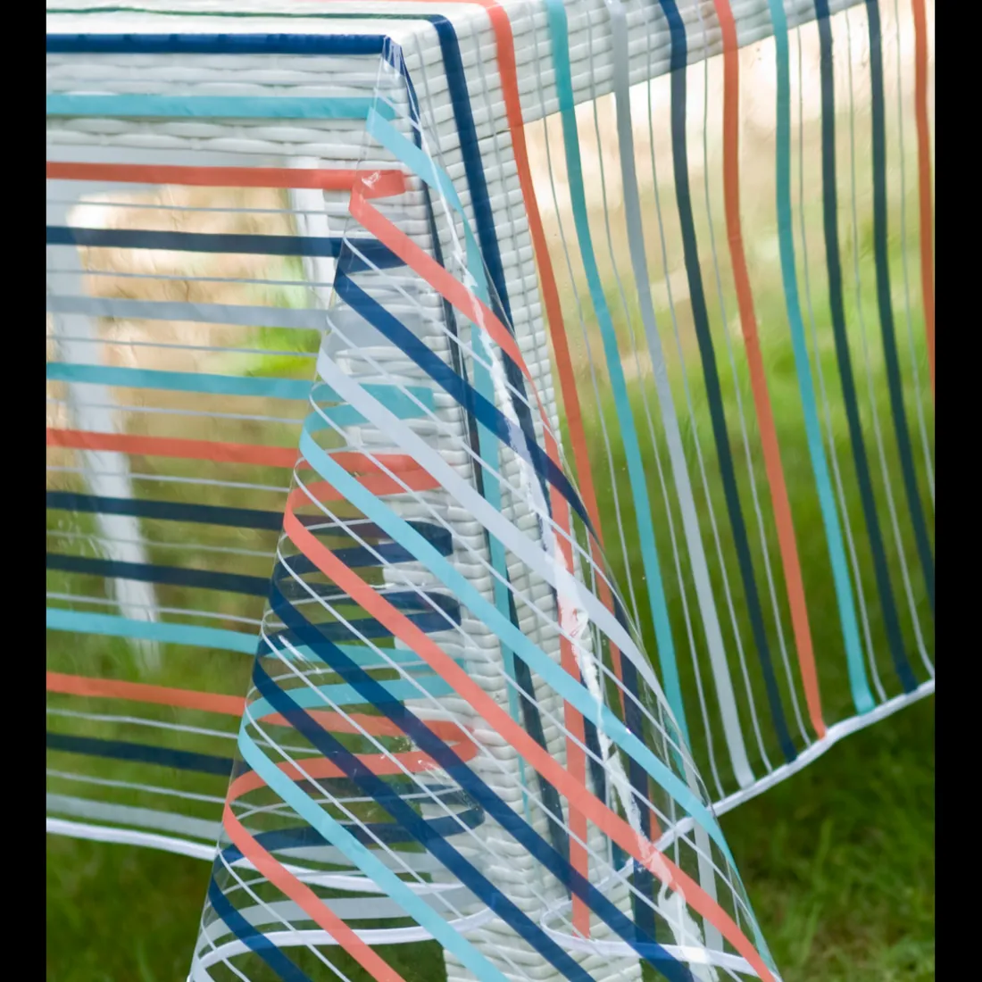 Nappe Rectangle Nautique Translucide Multicolore