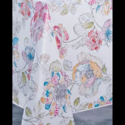 Nappe Rectangle Peonia Toile Ciree Multicolore