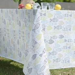 Nappe Rectangle Pop Fish Toile Ciree Multicolore