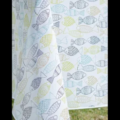 Nappe Rectangle Pop Fish Toile Ciree Multicolore