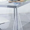 Nappe rectangle TRANSLUCIDE Blanc