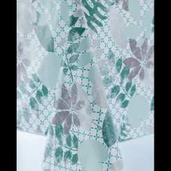 Nappe Rectangle Vegetalmix Toile Ciree Aqua