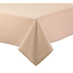Nappe recyclée Delia Naturel 170 x 170