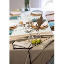 Nappe recyclée Grace Camel